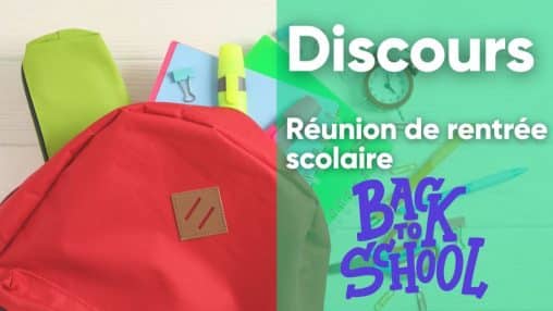 Exemple discours réunion rentrée scolaire APE Exemple discours réunion rentrée scolaire APE