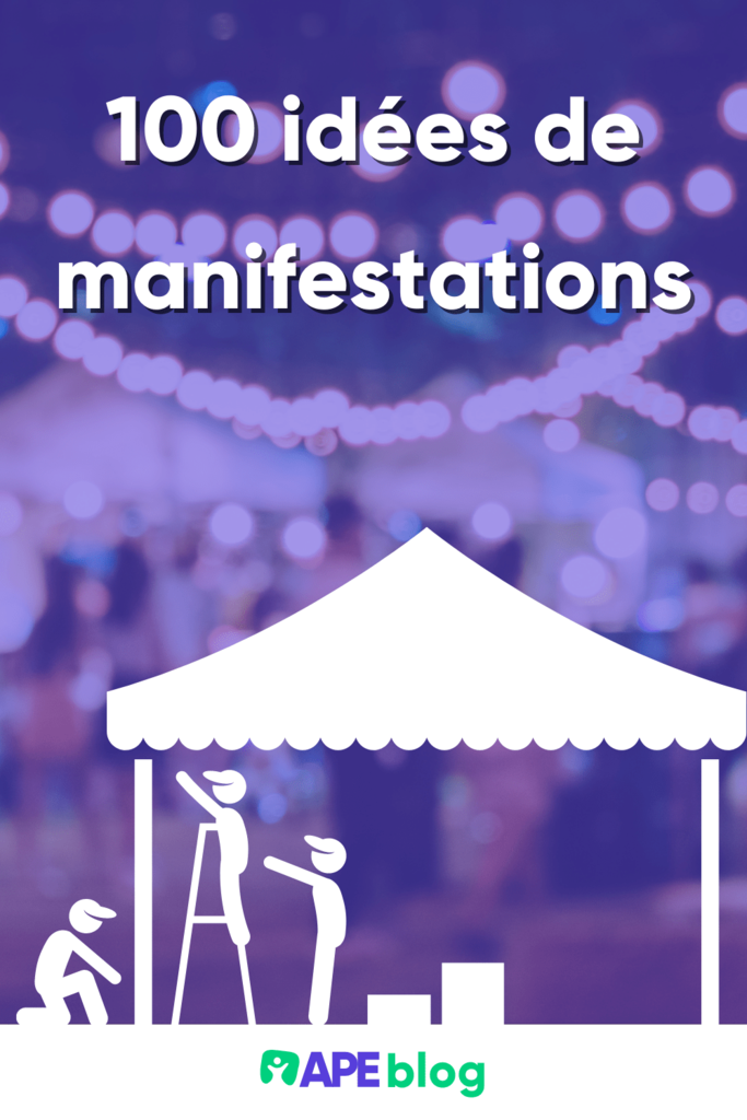 100 idées de manifestations pour votre APE !
