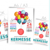 Modèle (template) d'affiche pour une kermesse.