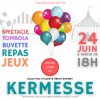 Modèle d'affiche kermesse.