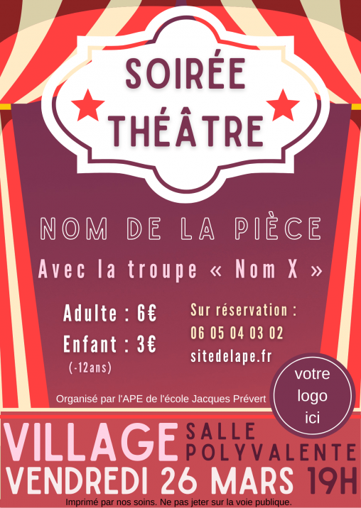Soirée théâtre-A6-min Affiches Soirée théâtre