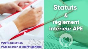 Modèle de statuts pour reconnaissance d'intérêt général.