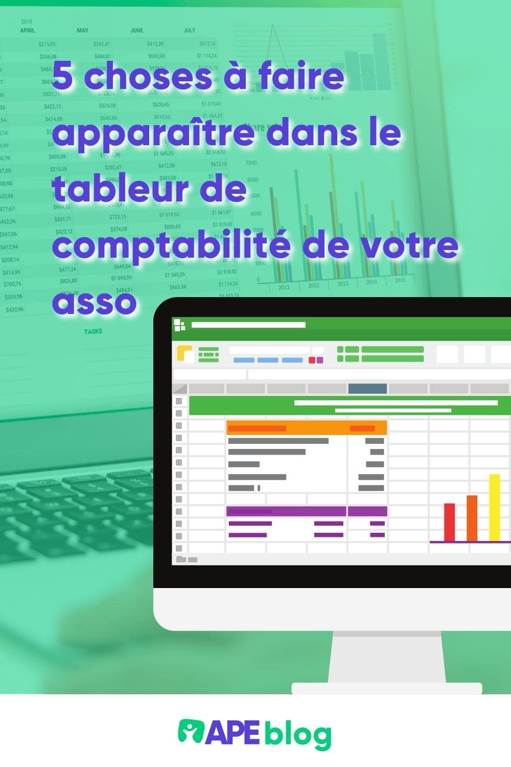 5 choses à mettre dans le tableur excel de comptabilité de votre association.