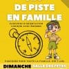 Modèle d'affiche pour un jeu de piste en famille ou rando d'orientation