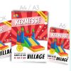 Modèles d'affiches de kermesse pour APE