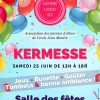 Modèles d'affiches de kermesse pour APE - Thème ballons en folie