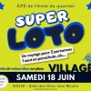 Modèle de publication Facebook à personnaliser pour un super loto (thème boules) Modèle de publication Facebook à personnaliser pour un super loto (thème boules)