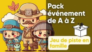 Pack événement de A à Z : Jeu de piste en famille