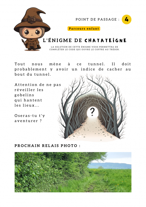 Parcours enfant Pack événement : Jeu de piste en famille